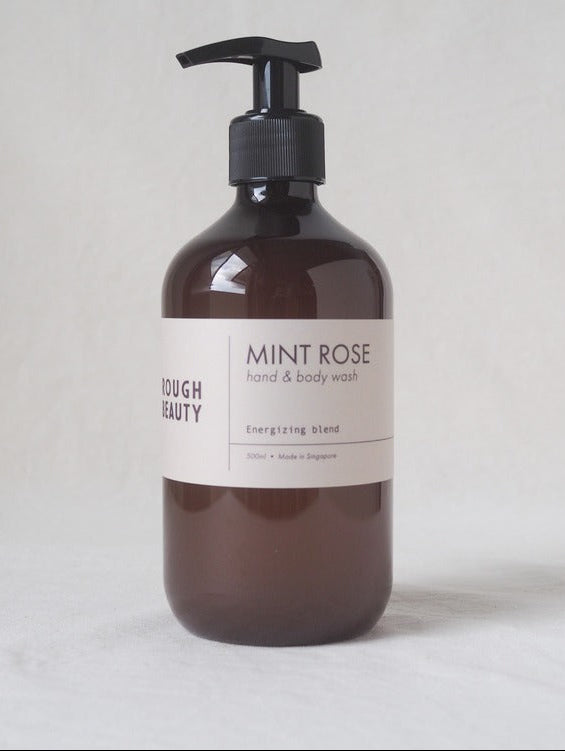 mint rose hand & body wash