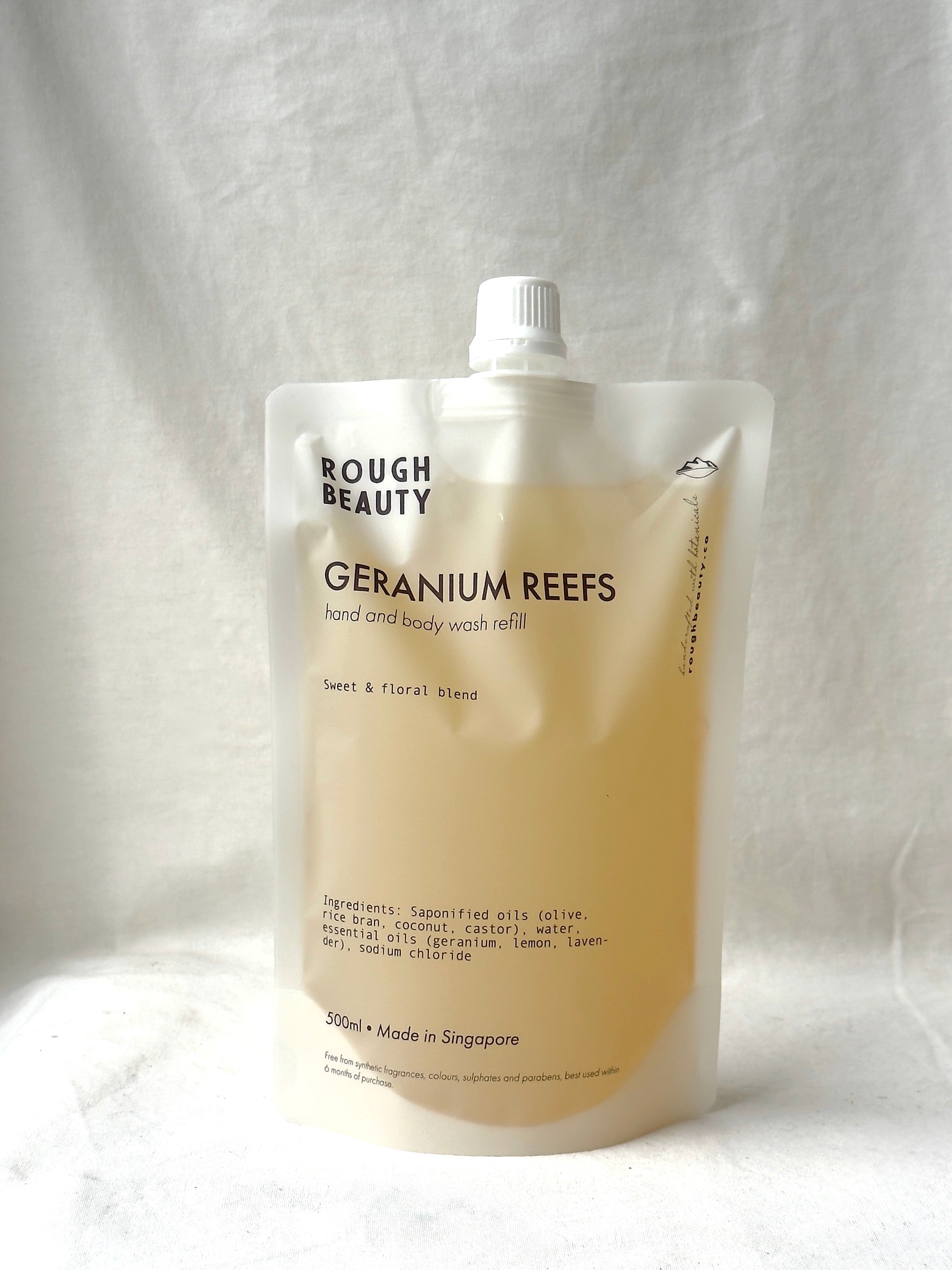 geranium reefs hand & body wash