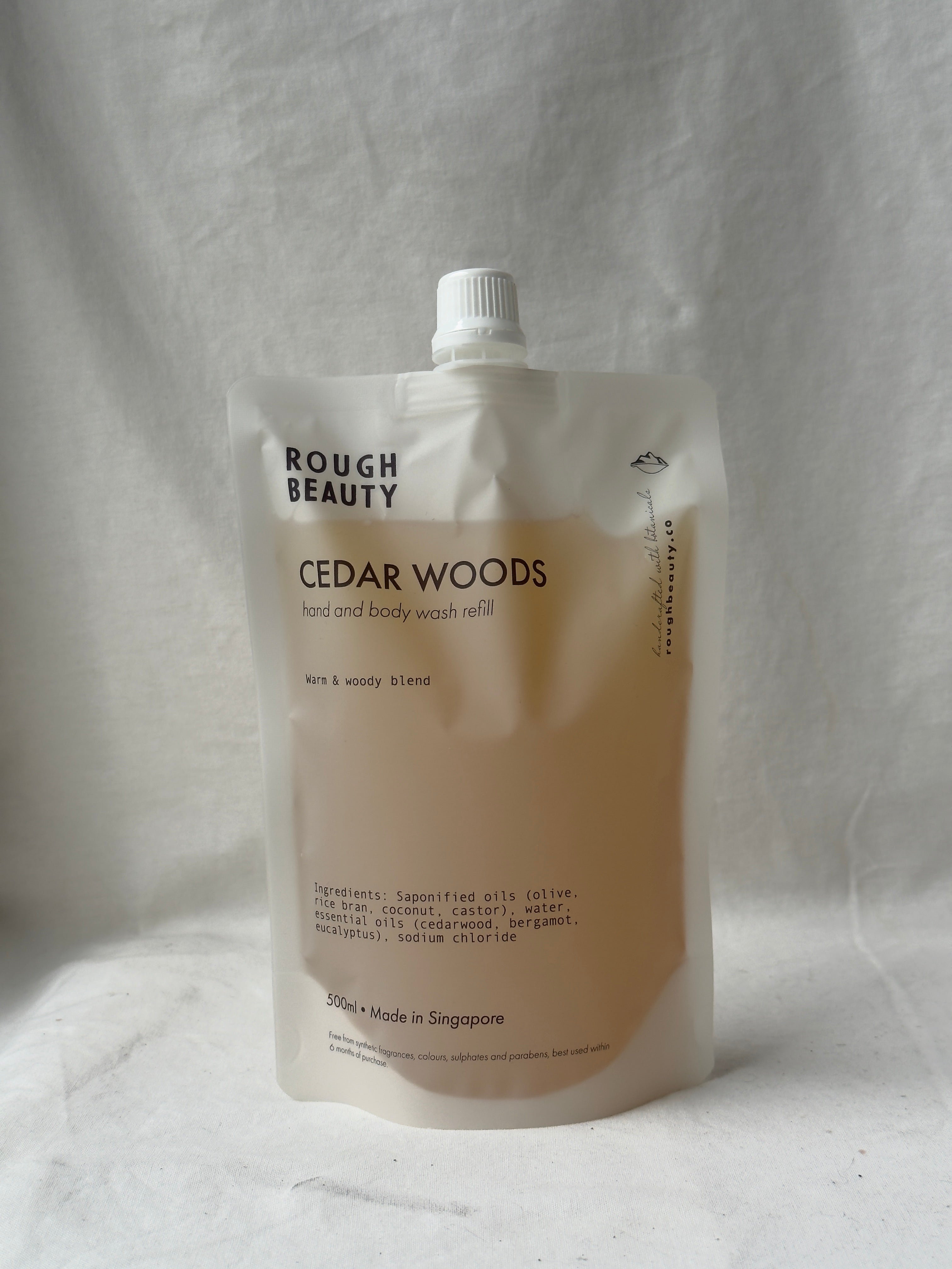 cedar woods hand & body wash