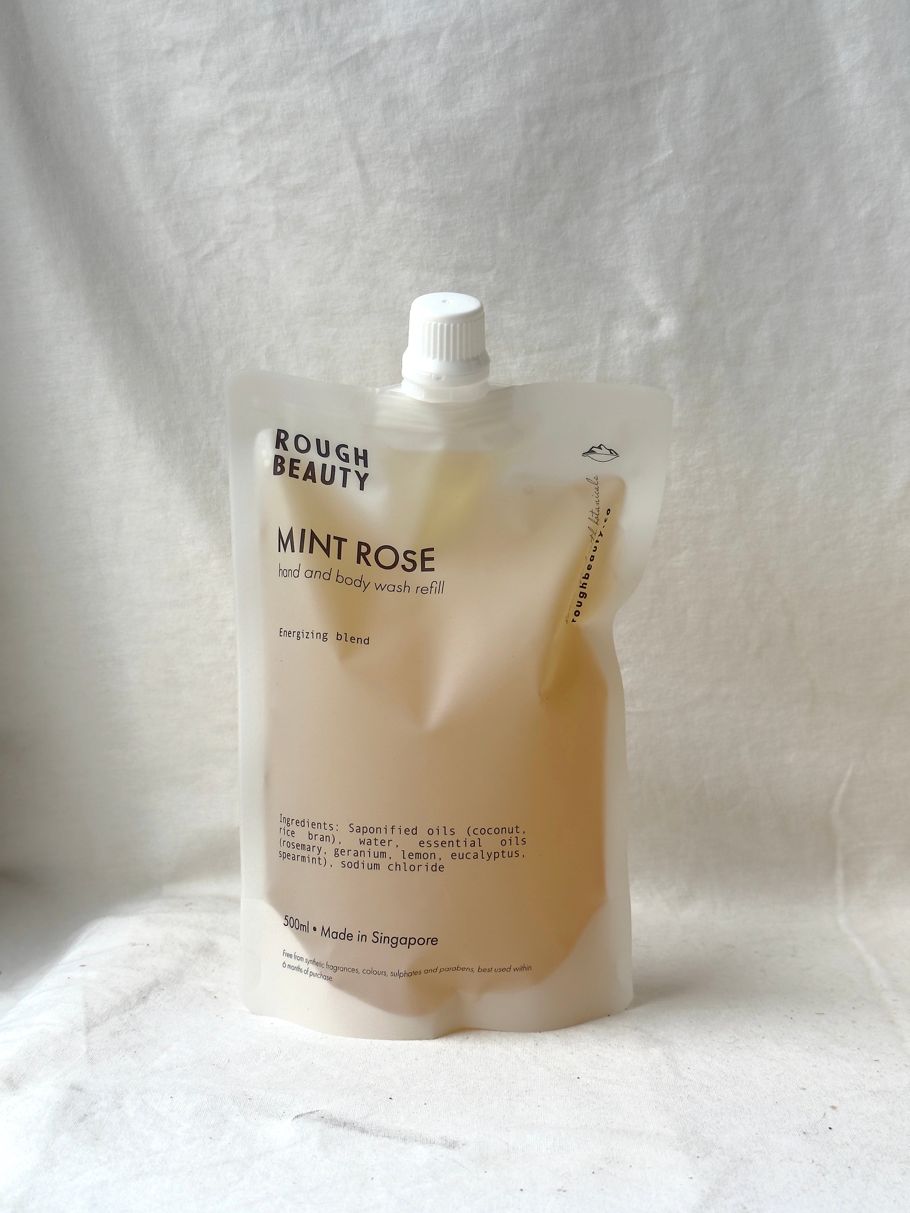 mint rose hand & body wash