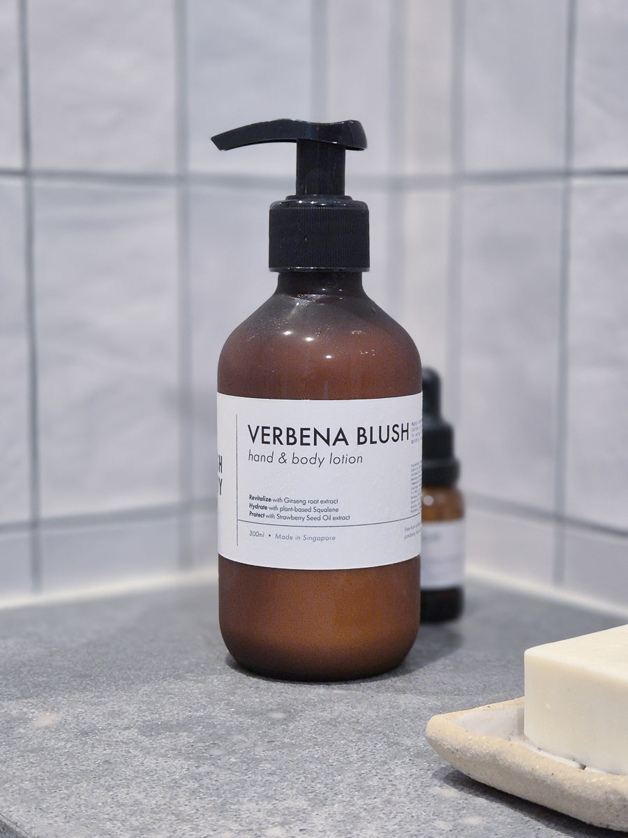 verbena blush hand and body lotion