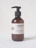 cedar woods hand & body wash